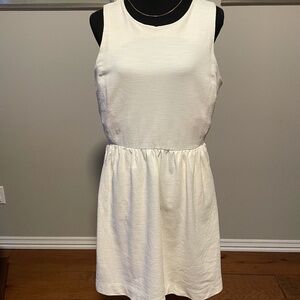 Dove white sleeveless Madewell dress, size L
